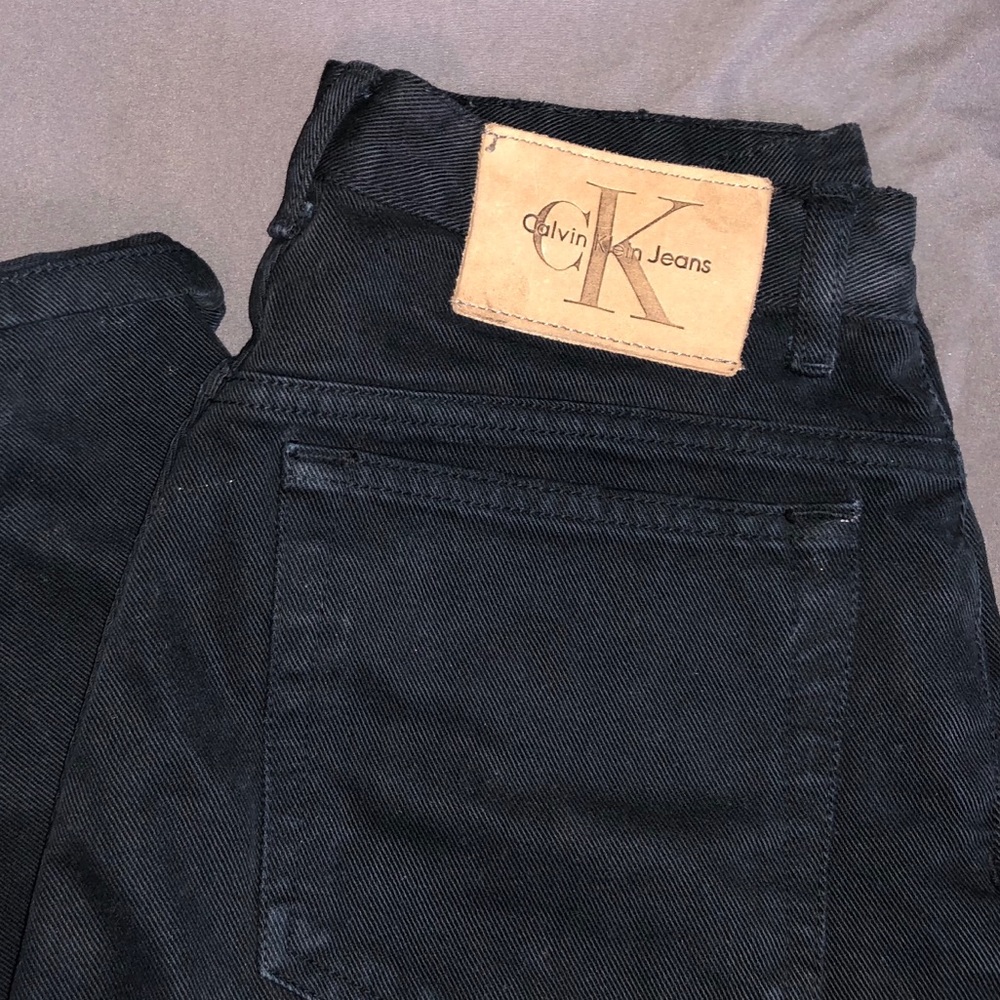 Vintage High Waist Black Calvin Klein Jeans!